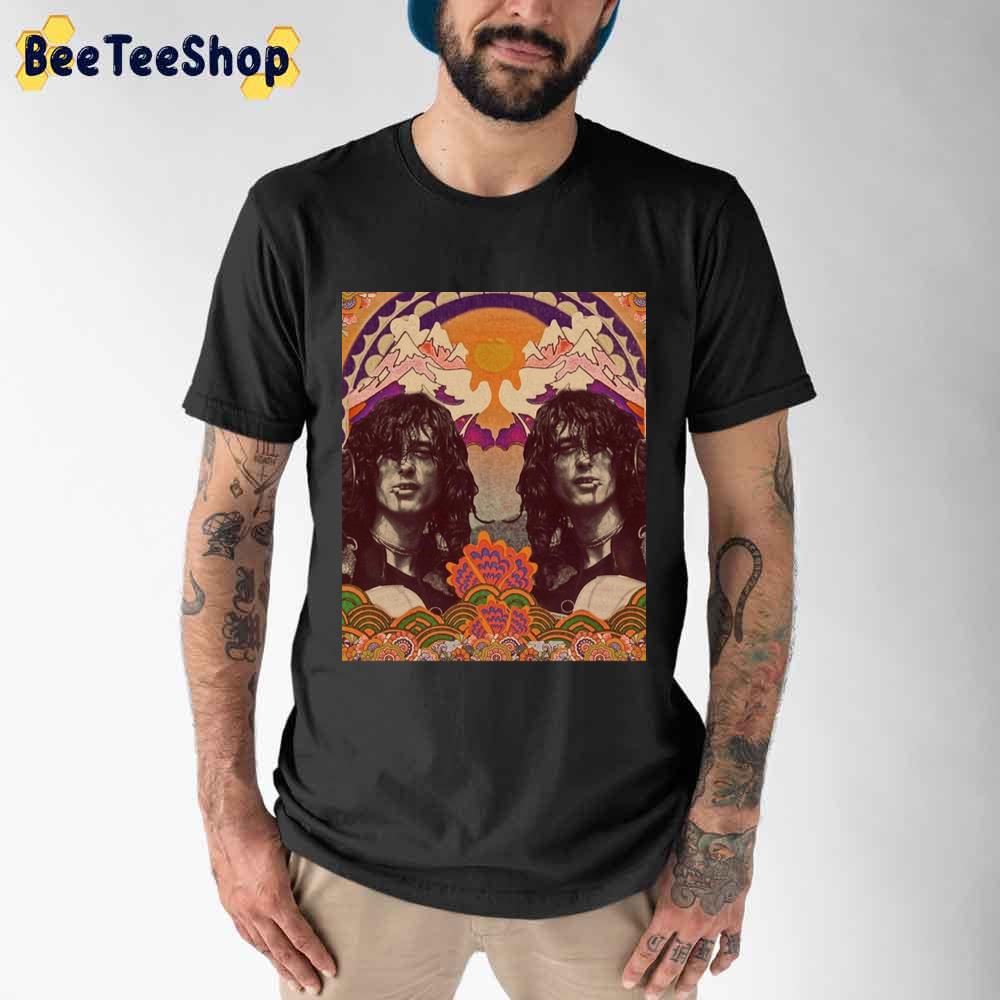 Jimmy Page Psychedelic Art Unisex T-Shirt