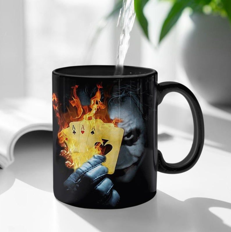 Joker For Men And Women 2 Premium Sublime Ceramic Coffee Mug Black