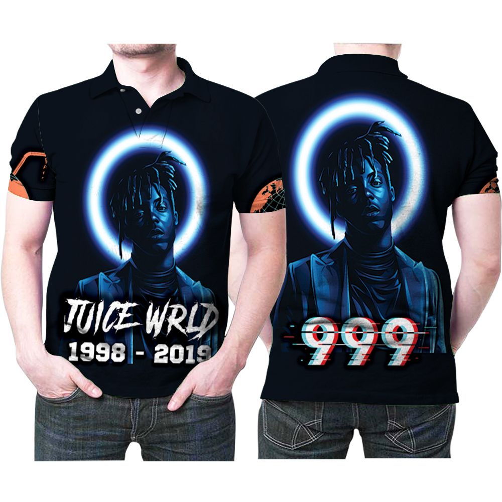 Juice World 1998-2019 999 American Rapper Gift For Juice World Fans Musician Singer Music Band 3 Polo Shirt All Over Print Shirt 3d T-shirt