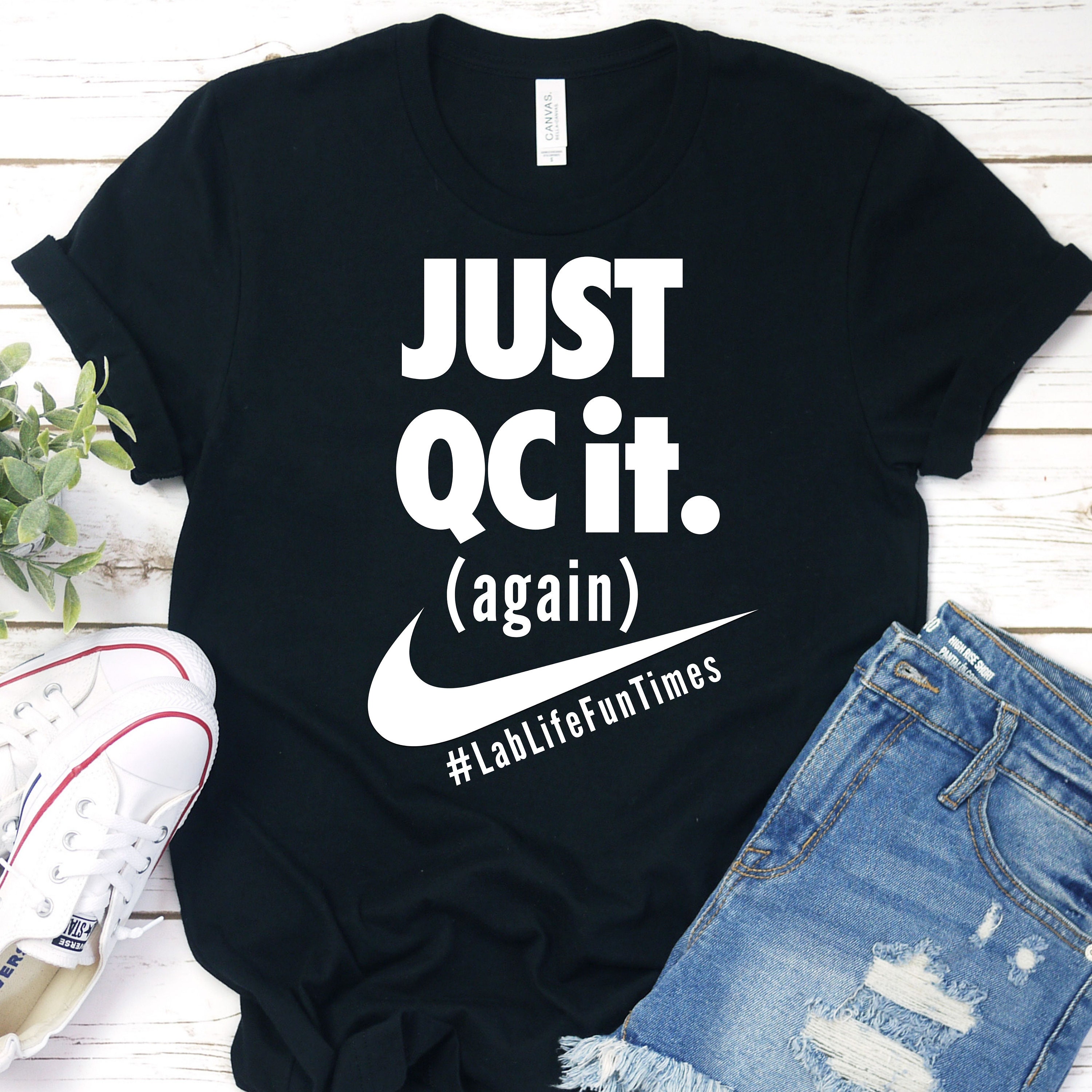 Just Qc It Again Lablifefuntimes Graduation Day Unisex T-Shirt