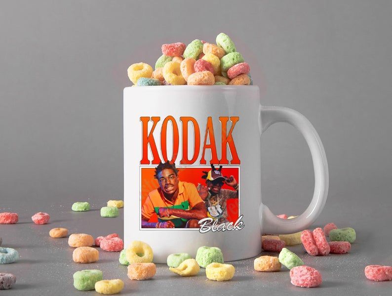 Kodak Black Rapper Mug Dieuson Octave Mug Hip Hop Mug Rap New Schools Mug Premium Sublime Ceramic Coffee Mug White