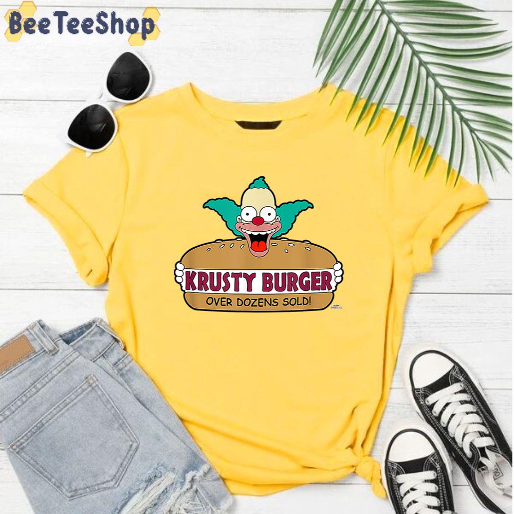 Krusty Burger Over Dozens Sold The Clown Unisex T-Shirt