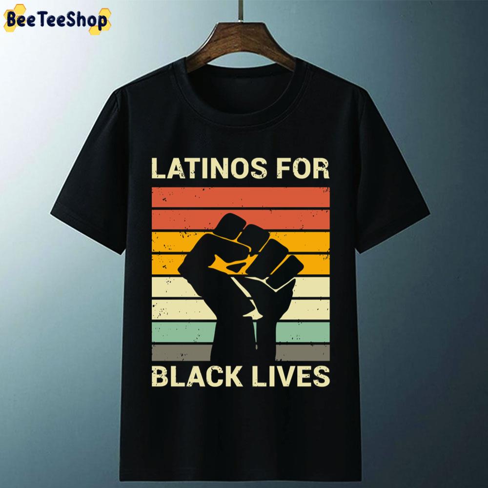 Latinos For Black Lives Pride Month Unisex T-Shirt