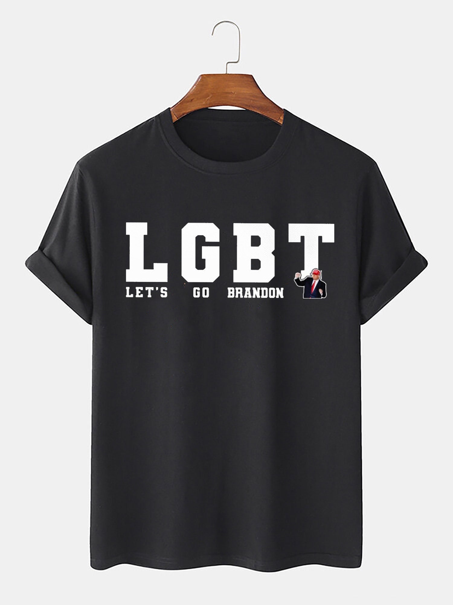 Lgbt Let’s Go Brandon Trump Unisex T-Shirt