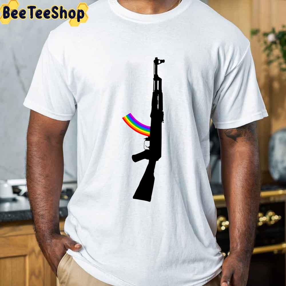 Machine Gun Silhouette Ak-47 Unisex T-Shirt