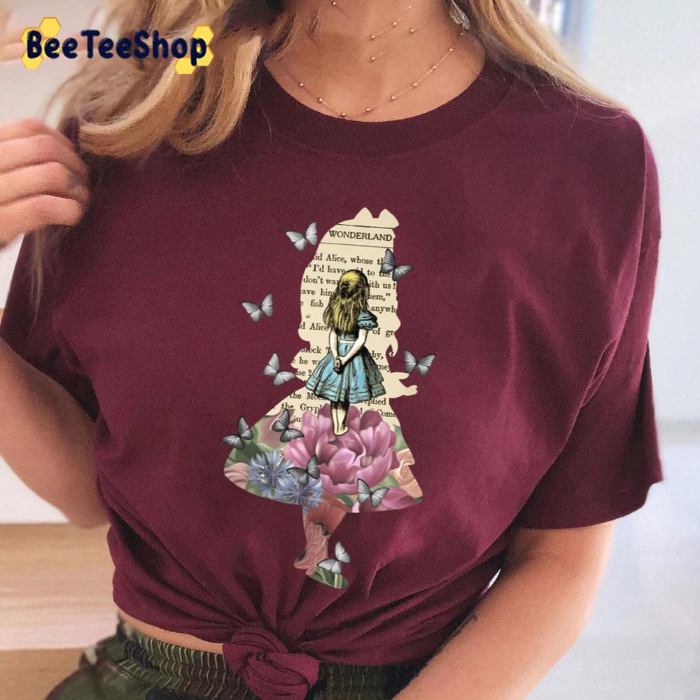 Magical Garden Vintage Book Alice In Wonderland Unisex T-Shirt