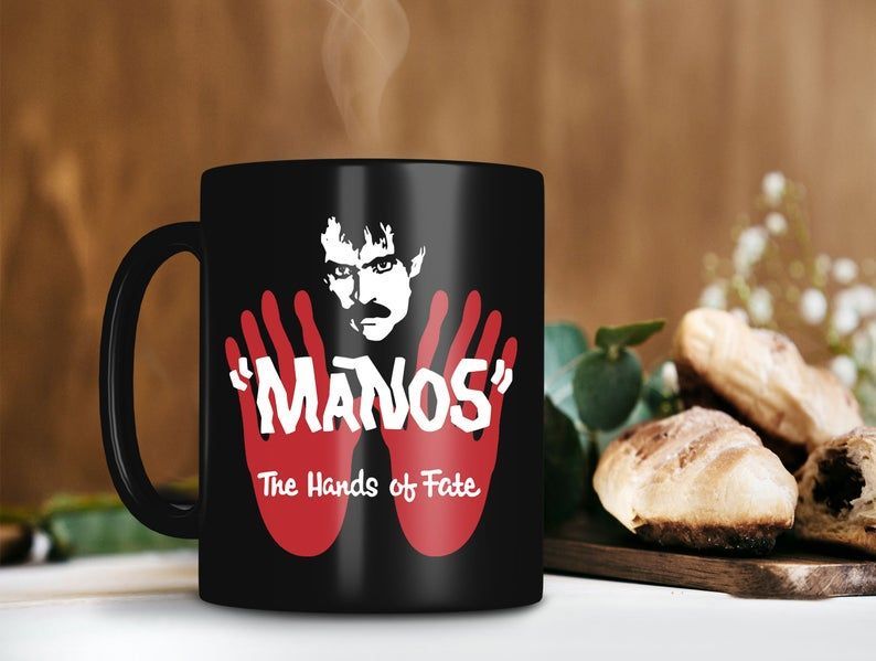 Manos The Hands Of Fate Mug The Master Mug Tom Neyman Mug Horror Lover Gift Vintage Retro Mug Premium Sublime Ceramic Coffee Mug Black