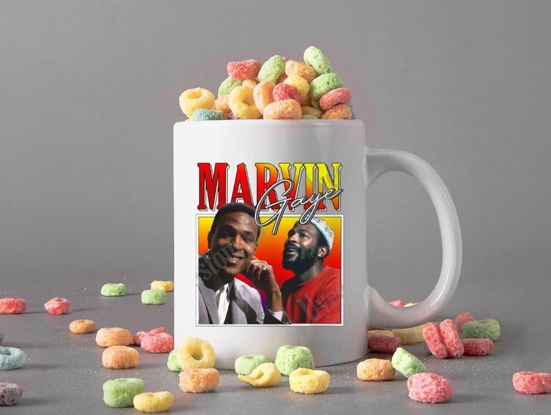 Marvin Gaye American Singer, Soul Musician And Record Producer Mug Marvin Gaye Lover Gift Premium Sublime Ceramic Coffee Mug White