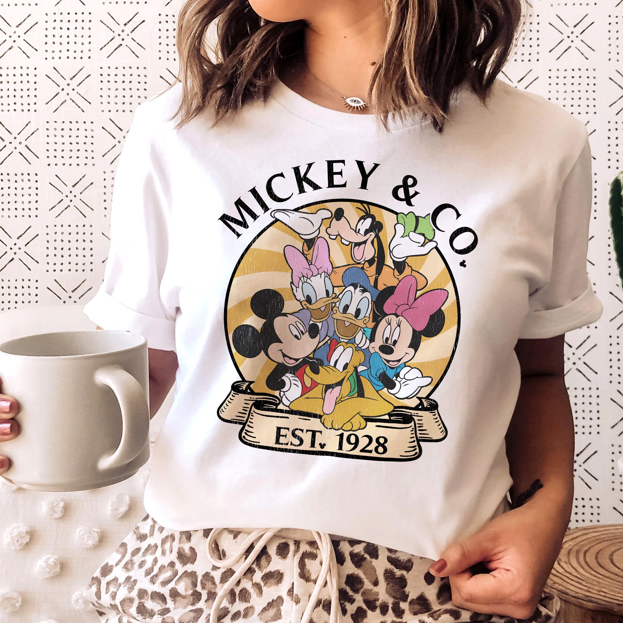 Mickey And Co EST 1928 Vintage Disney Unisex T-Shirt - Beeteeshop