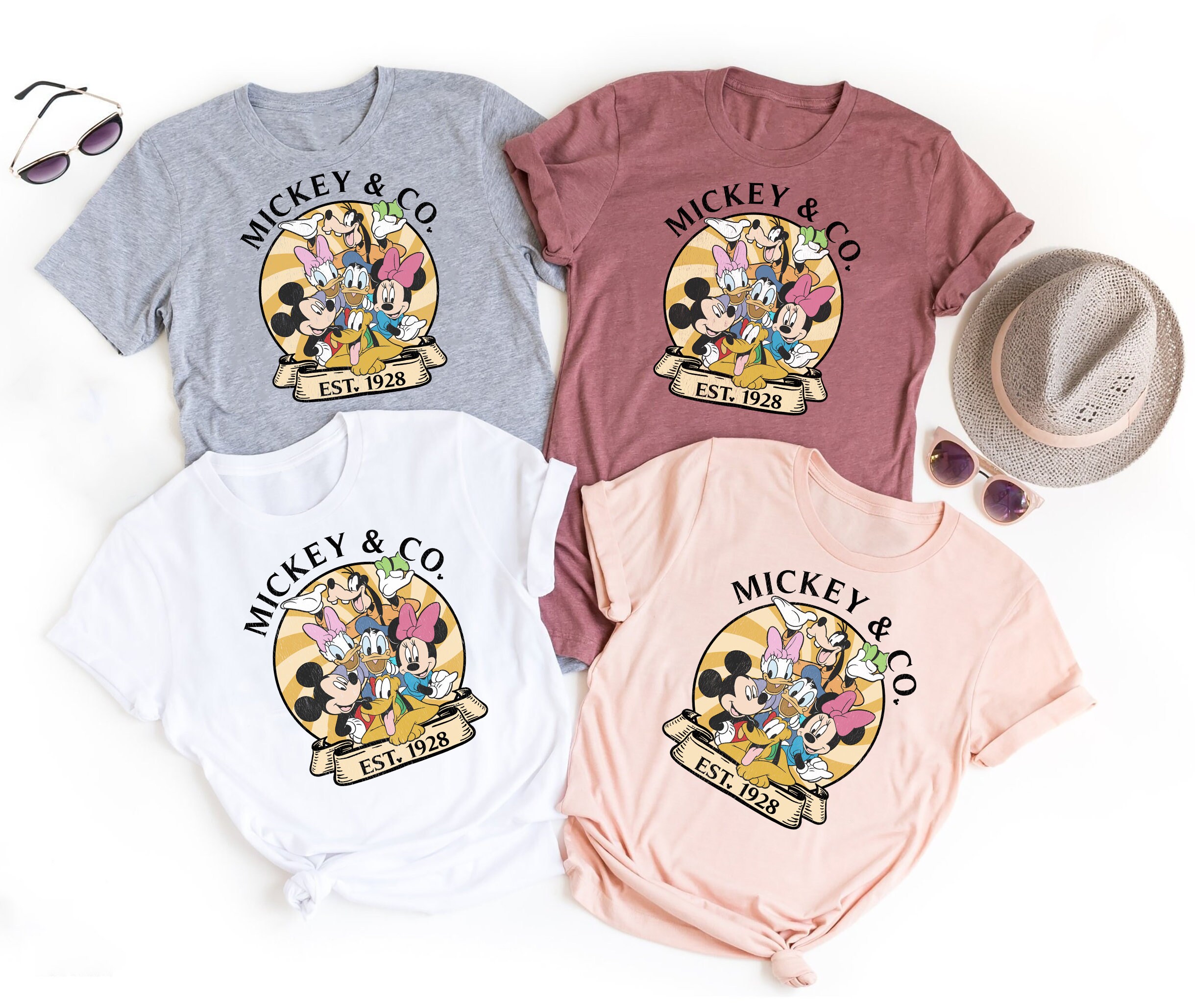 Mickey And Co EST 1928 Vintage Disney Unisex T-Shirt