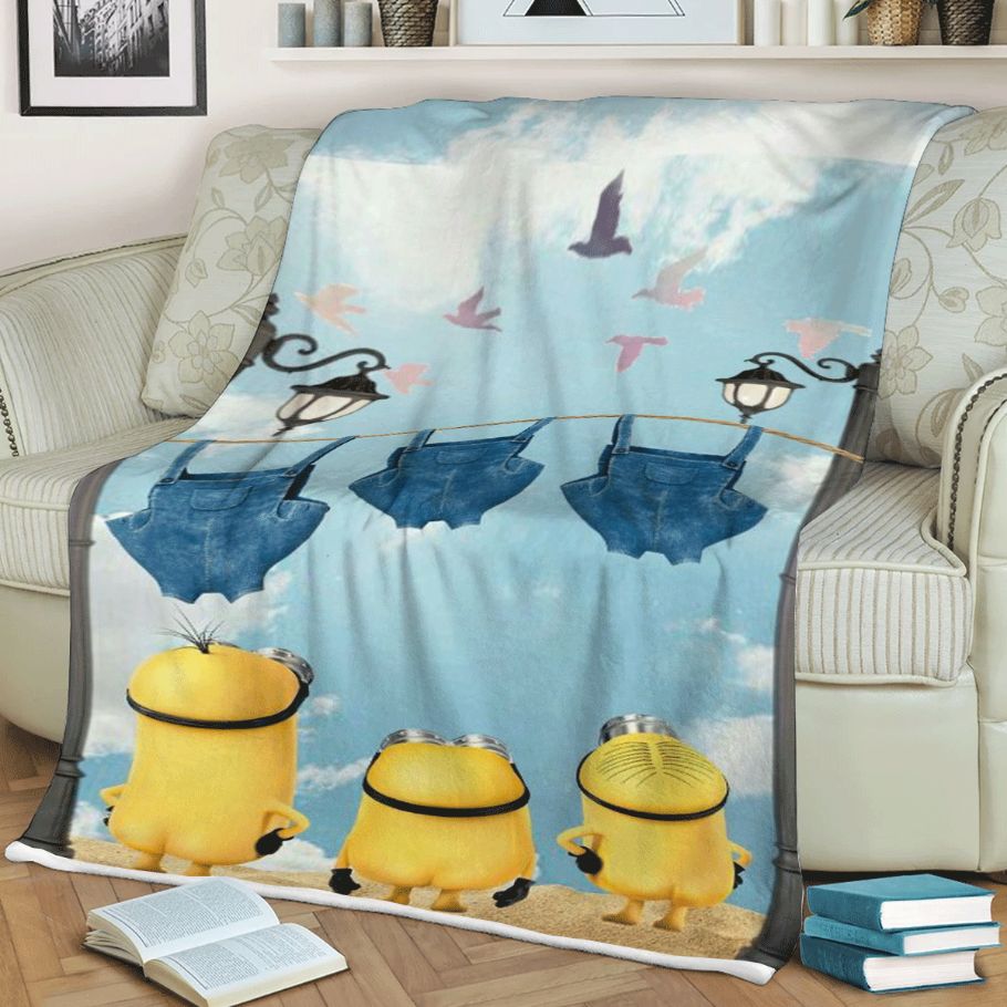 Minion’s Hilarious Summer Fashion Movies Christmas , Minion’s Gift For Fan Comfy Sofa Throw Blanket Gift