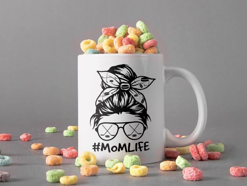 Mom Life Sport Life Mother Coffee Mug Mothers Day Gift Hockey Premium Sublime Ceramic Coffee Mug White