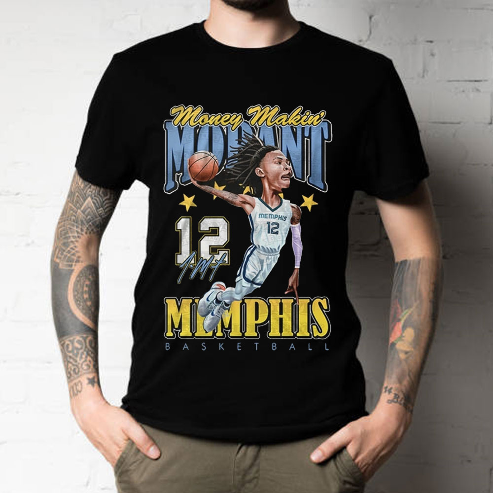 Money Makin Ja Morant Memphis Grizzlies Basketball Unisex T-Shirt