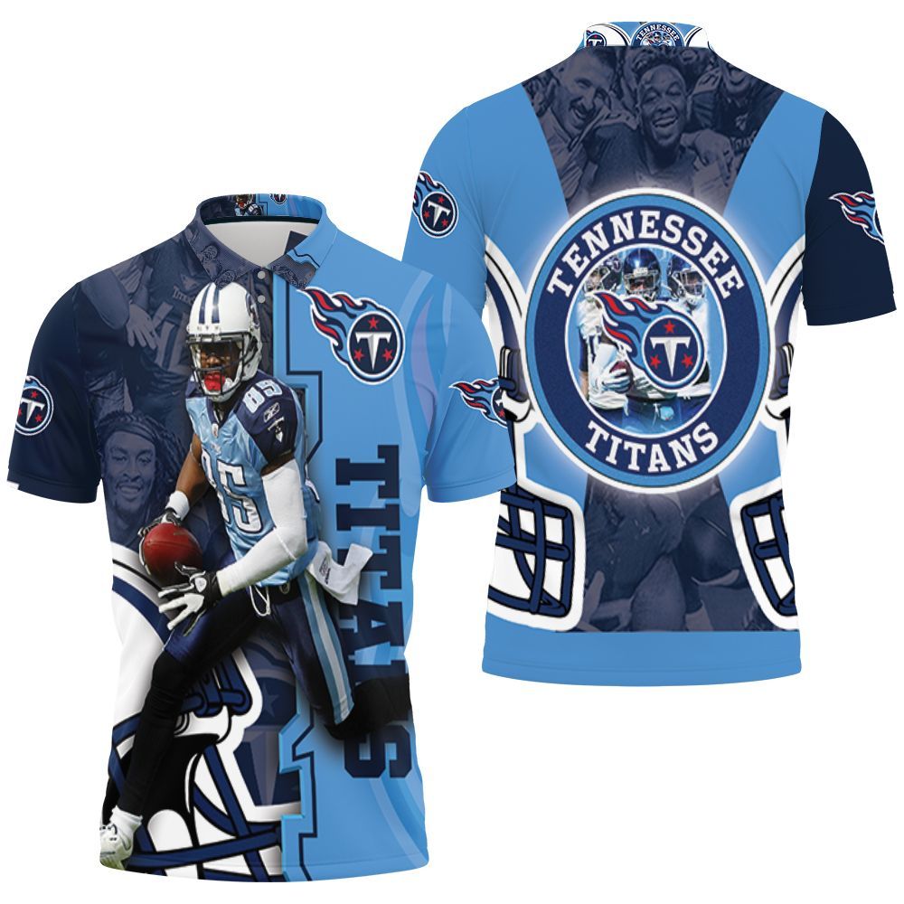 Mycole Pruitt # 85 Tennessee Titans Afc South Division Super Bowl 2021 Polo Shirt All Over Print Shirt 3d T-shirt