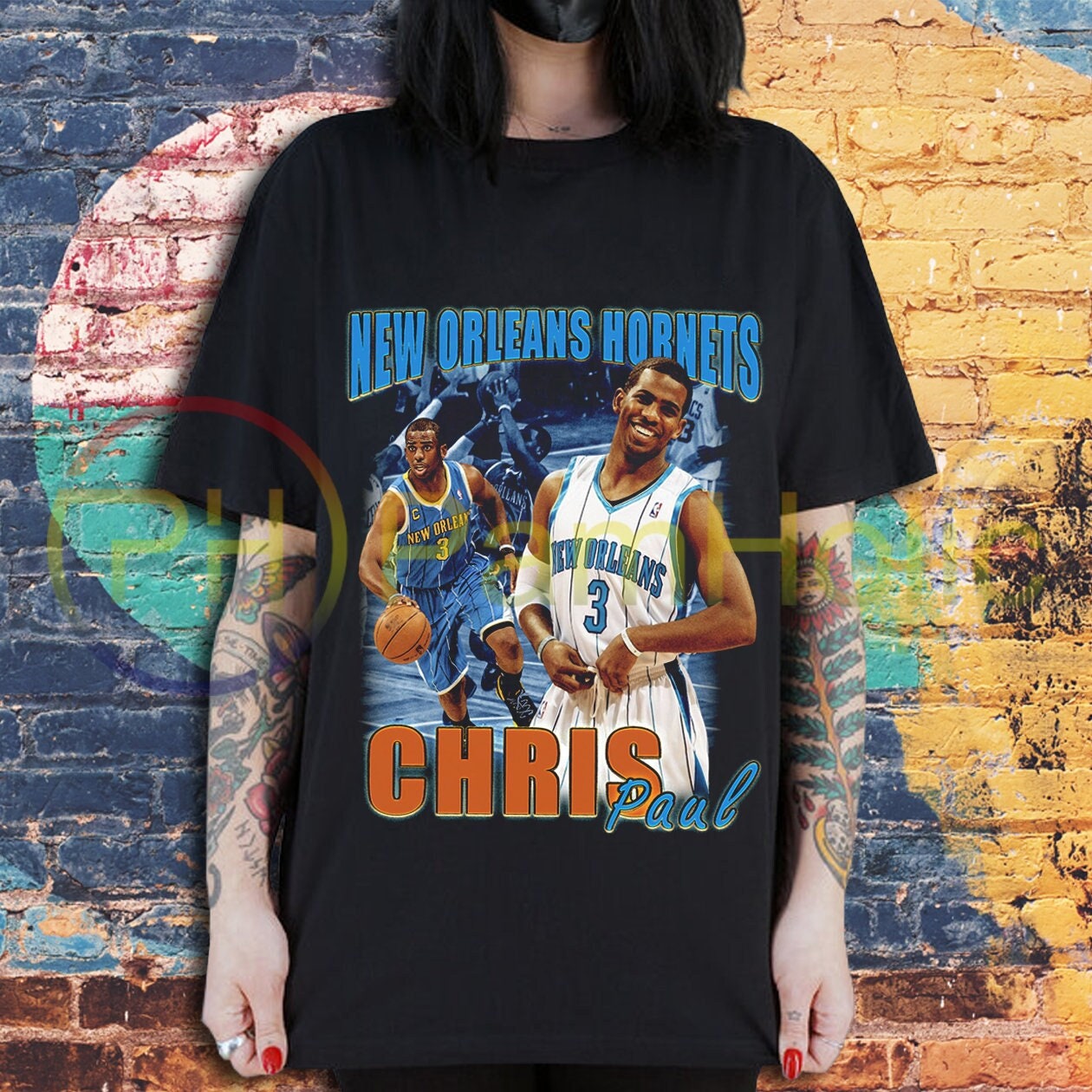 Chris Paul T-Shirt Vintage Basketball Shirt - Listentee