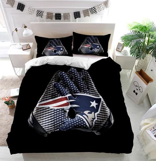 NFL New England Patriots Gloves Bedding Set