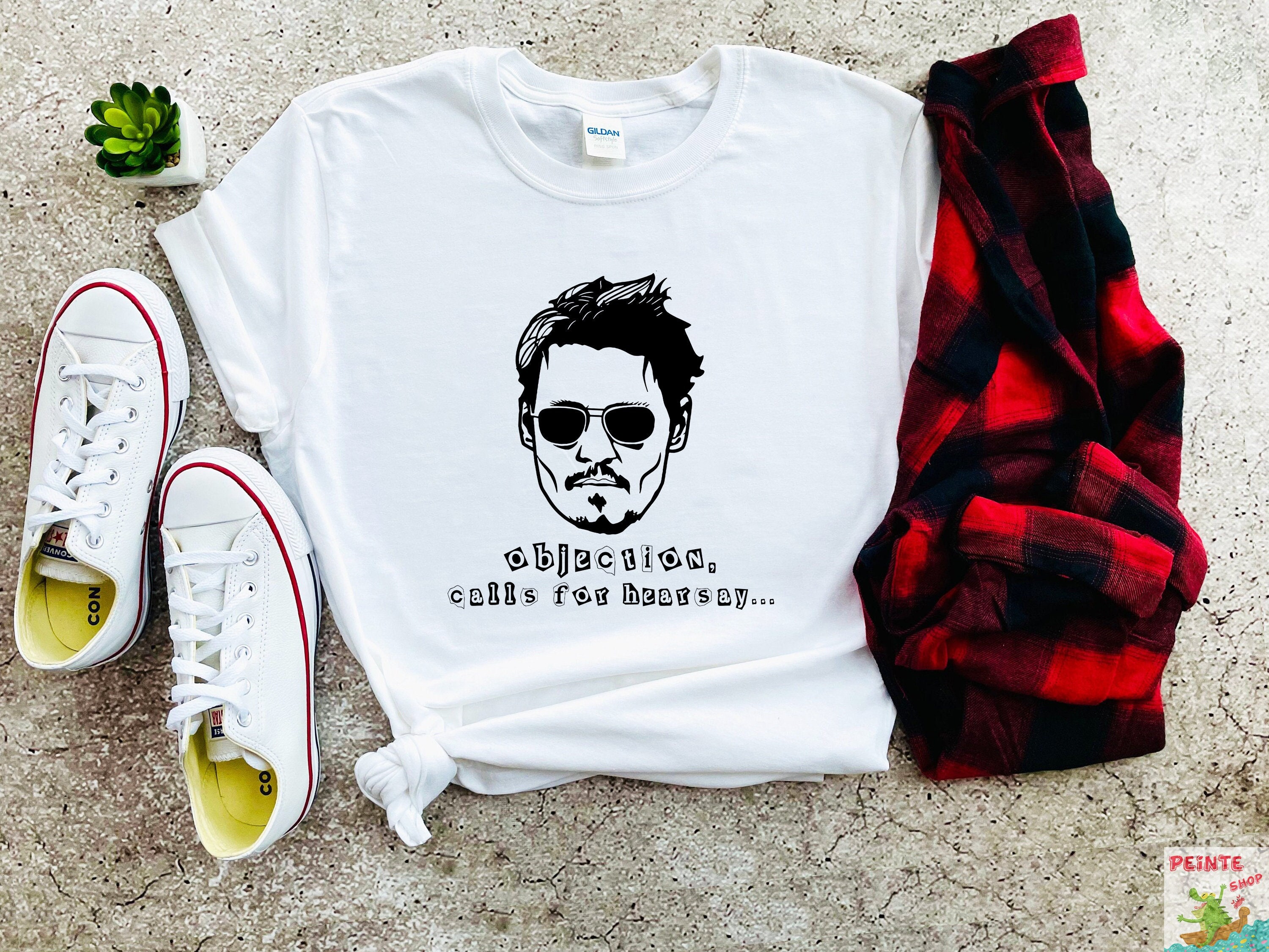 Objection Calls For Hearsay Justice For Johnny Depp Unisex T-shirt