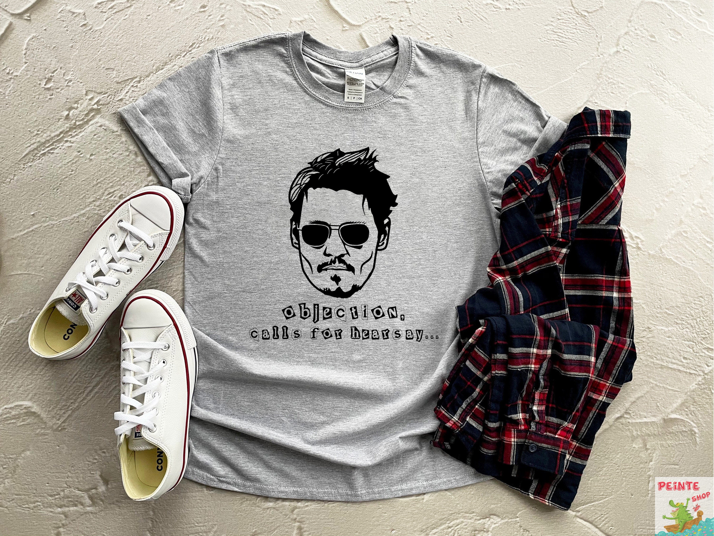 Objection Calls For Hearsay Justice For Johnny Depp Unisex T-shirt