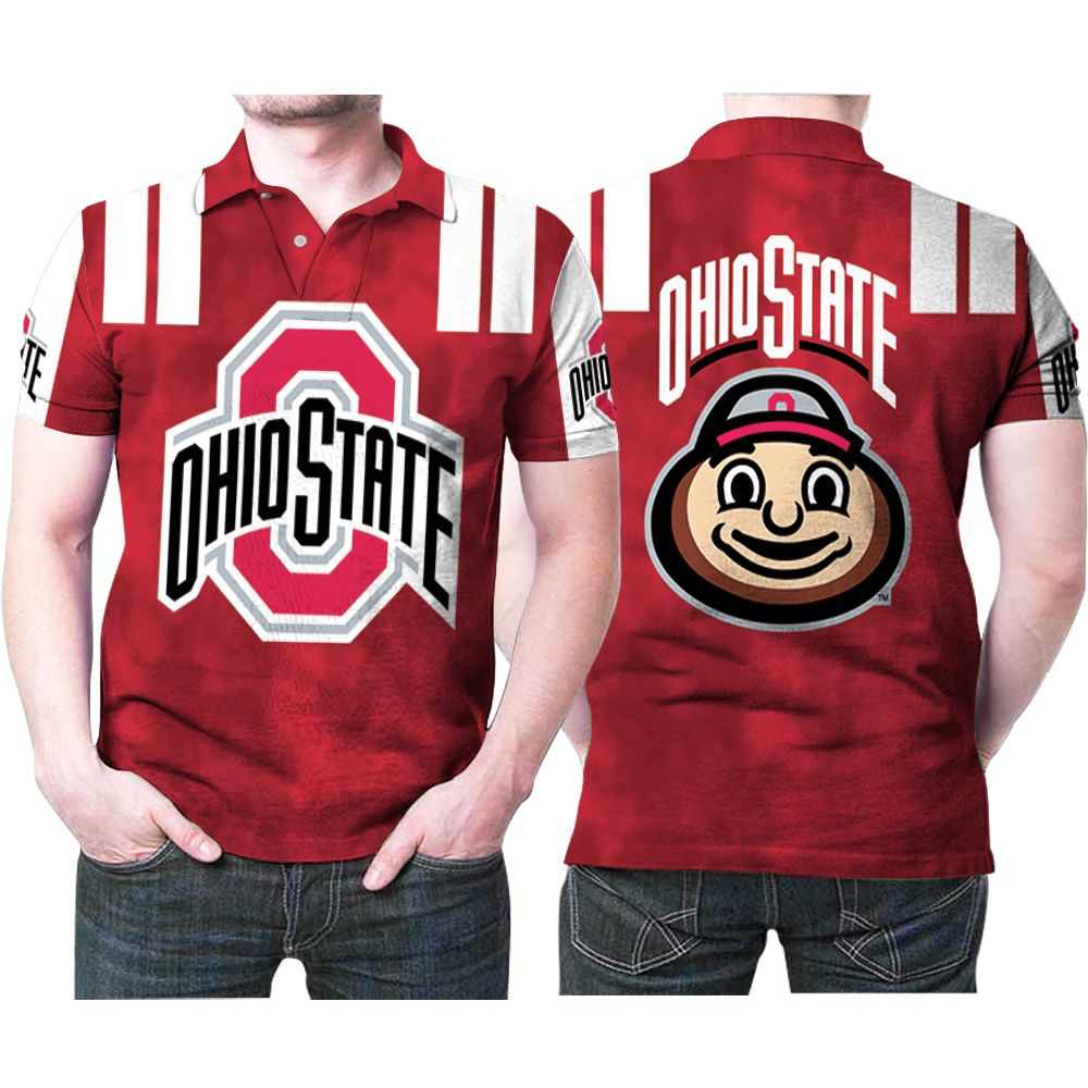 Ohio State Buckeyes Brutus Buckeye Mascot 3d Printed Gift For Buckeyes Fan Polo Shirt All Over Print Shirt 3d T-shirt