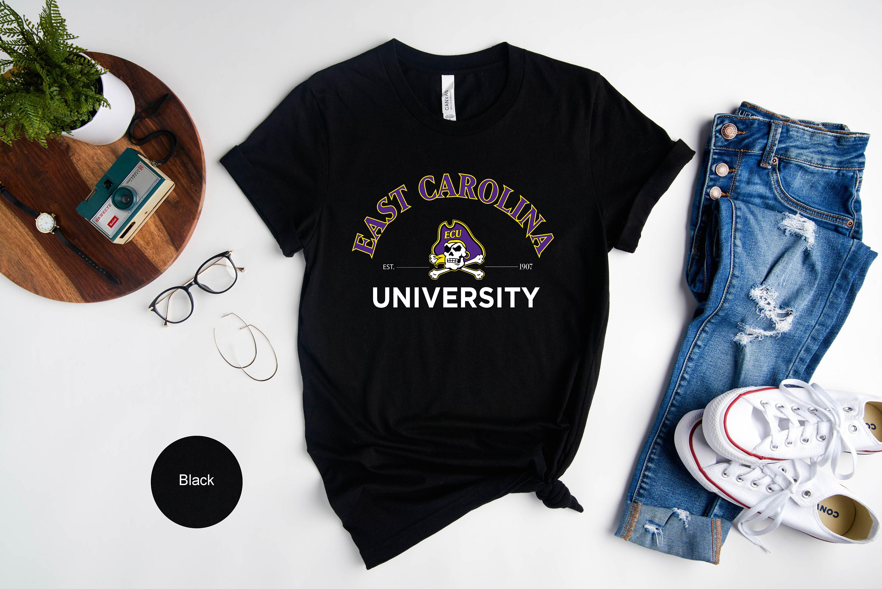 Old Skull Style East Carolina University Graduation Day Unisex T-Shirt