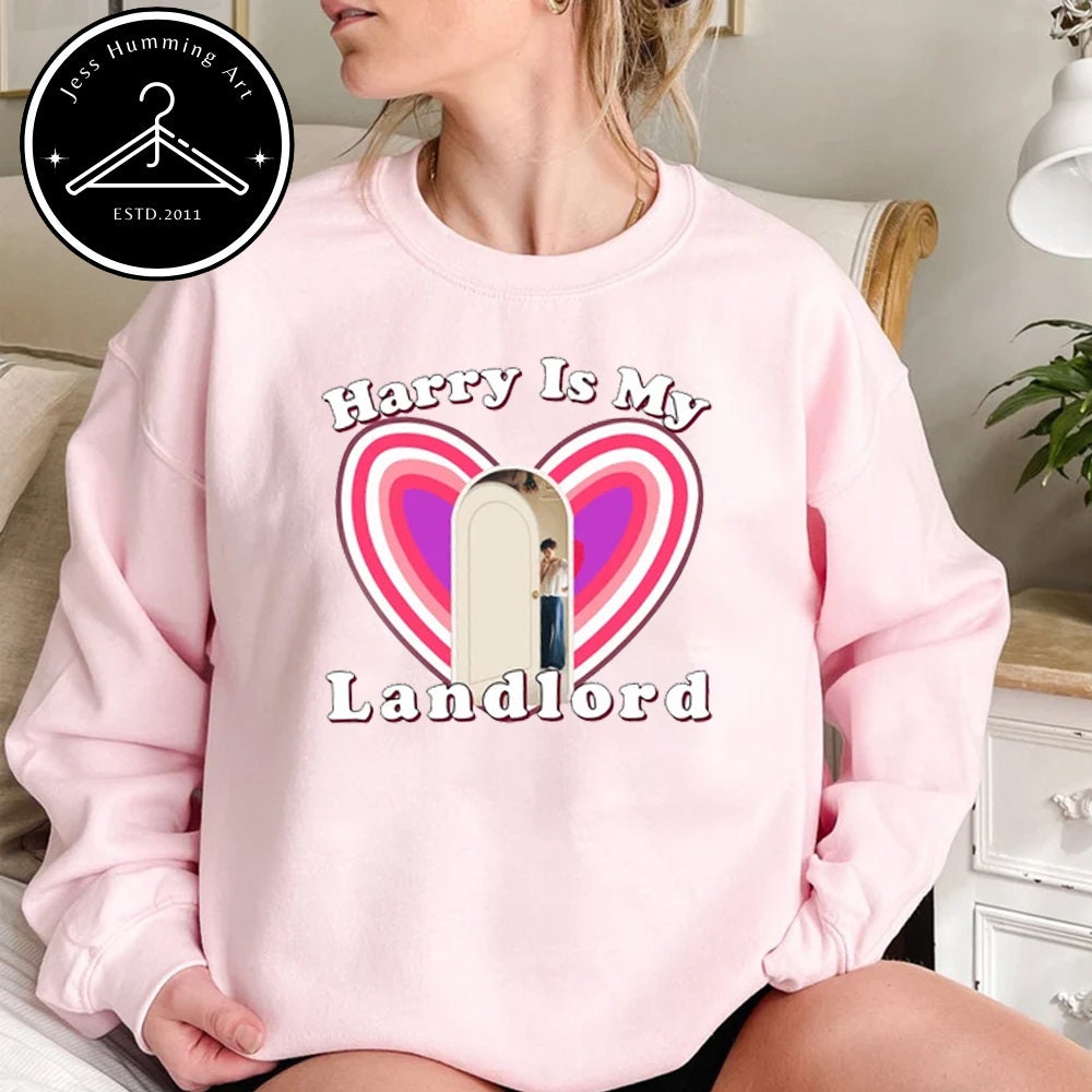 Pink Heart Harry Is My Landlord Harry’s House It’s Not The Same As It Was Unisex T-Shirt