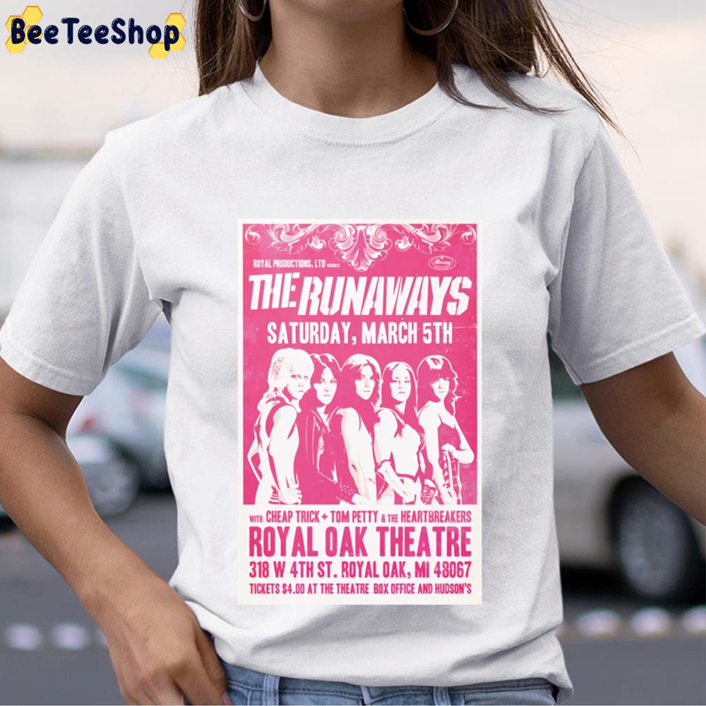 Pink Style The Runaways Music Concert Unisex T-Shirt