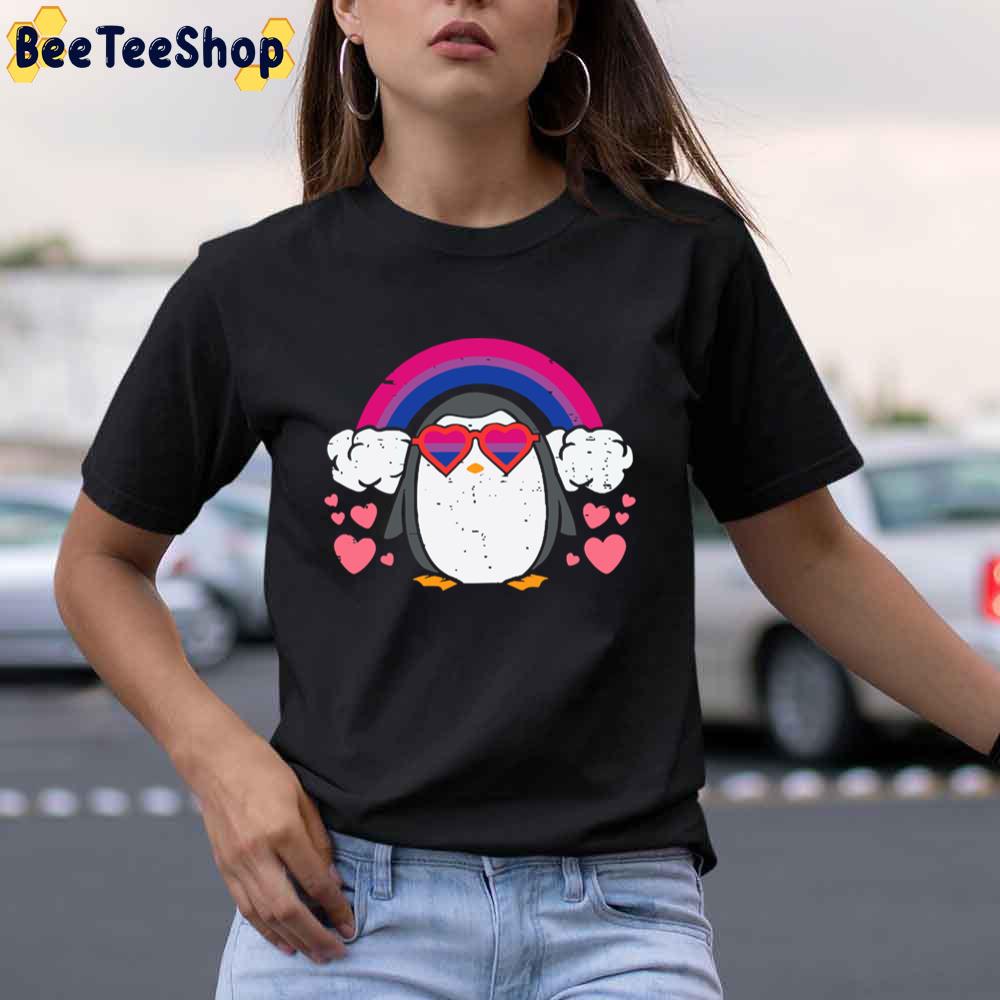 Pride Allyship Penguin Pride Month Unisex T-Shirt