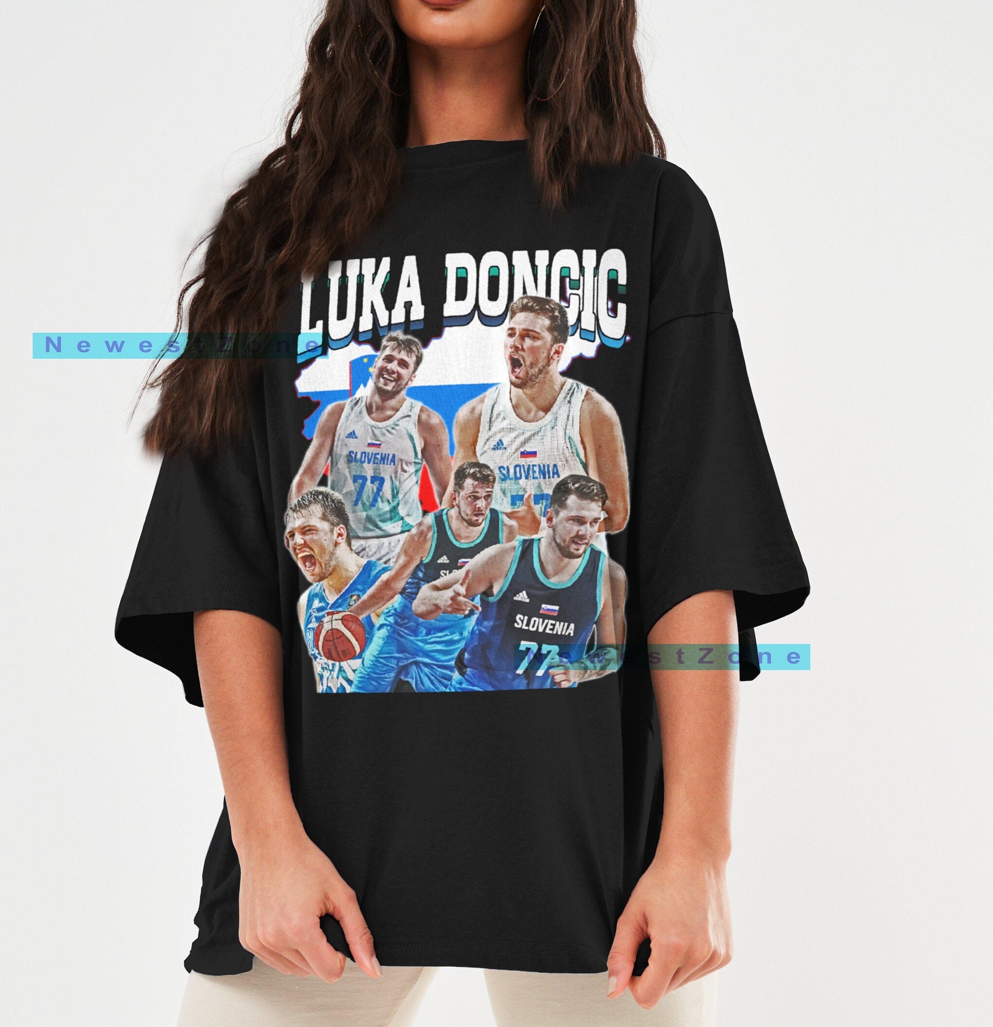 Retro 90s Luka Doncic Slovenian Basketball Unisex T-Shirt - Beeteeshop