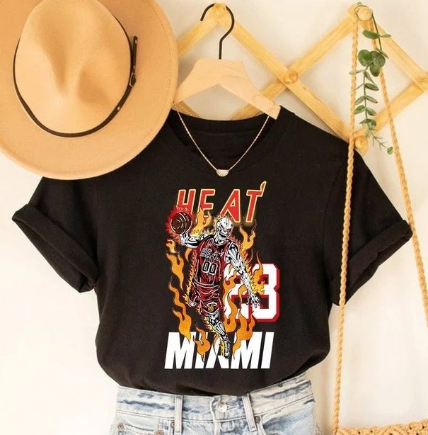 Retro Graphic 23 Miami Heat Basketball Unisex T-Shirt