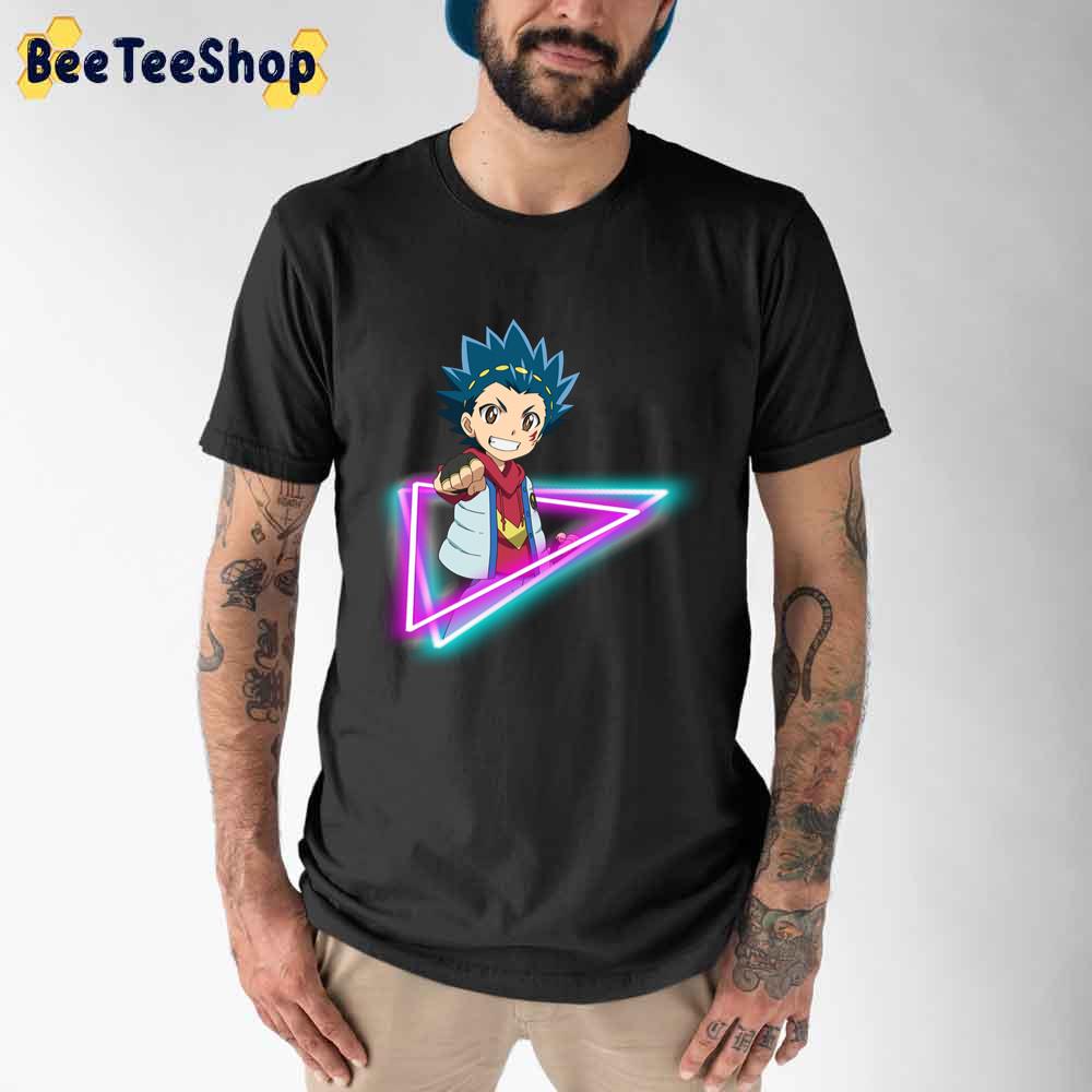 Retro Neon Style Beyblade Unisex T-Shirt