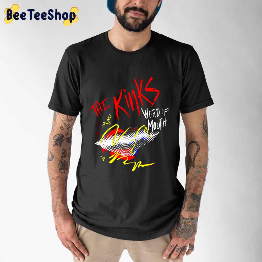 Retro The Kinks Band Word Of Mouth Cool Unisex T-Shirt