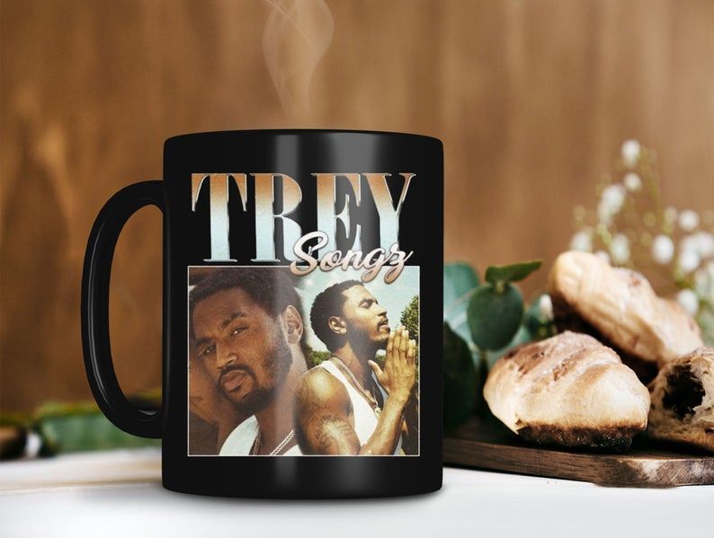 Retro Vintage Mug Trey Songz Mug Tremaine Aldon Neverson Mug Rnb Ballad Mug Rap Hip Hop Mug Premium Sublime Ceramic Coffee Mug Black