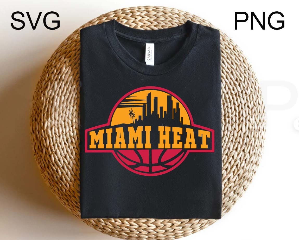 Retro Vintage Skyline Miami Heat Basketball Unisex T-Shirt