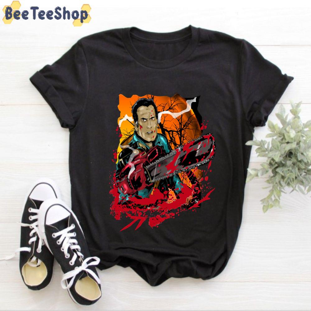 Scary Blood Ash Vs The Evil Dead Unisex T-Shirt