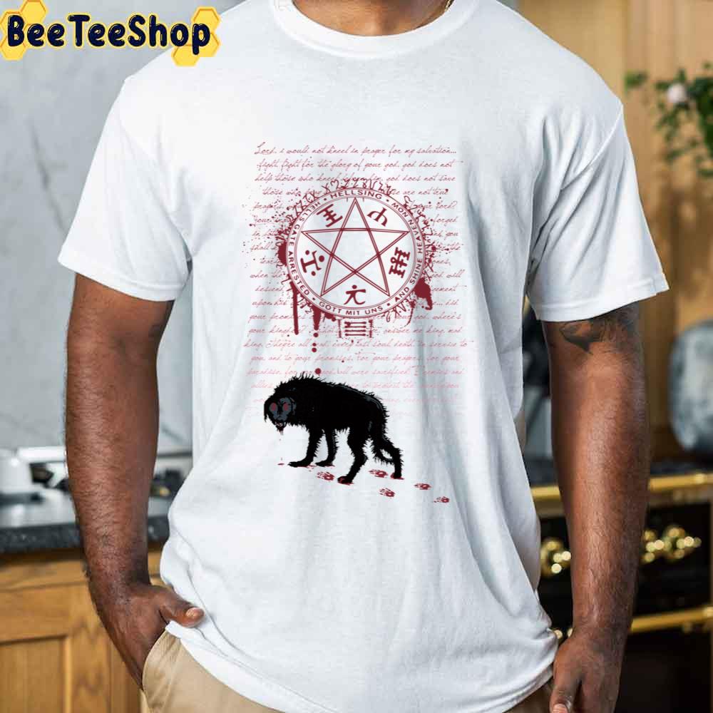 Scary Blood Hellsing Alucard Unisex T-Shirt