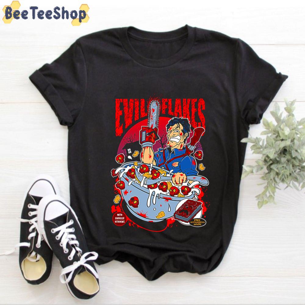 Scary Evil Flakes Unisex T-Shirt