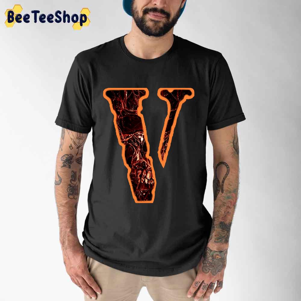 Scary Skull On Vlone Unisex T-Shirt