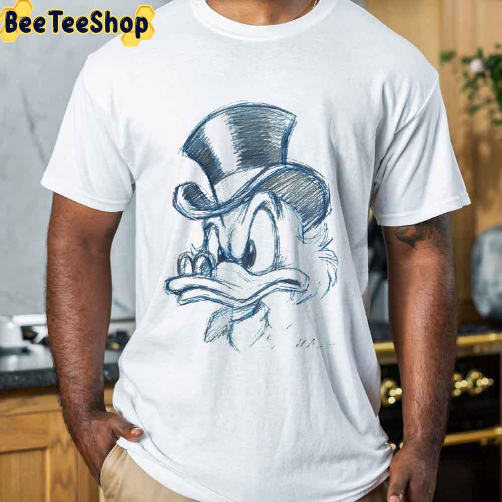 Scrooge Mcduck Scribble Unisex T-Shirt