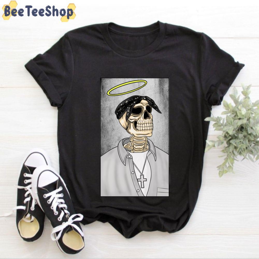 Skeleton Tupac Rapper Unisex T-Shirt