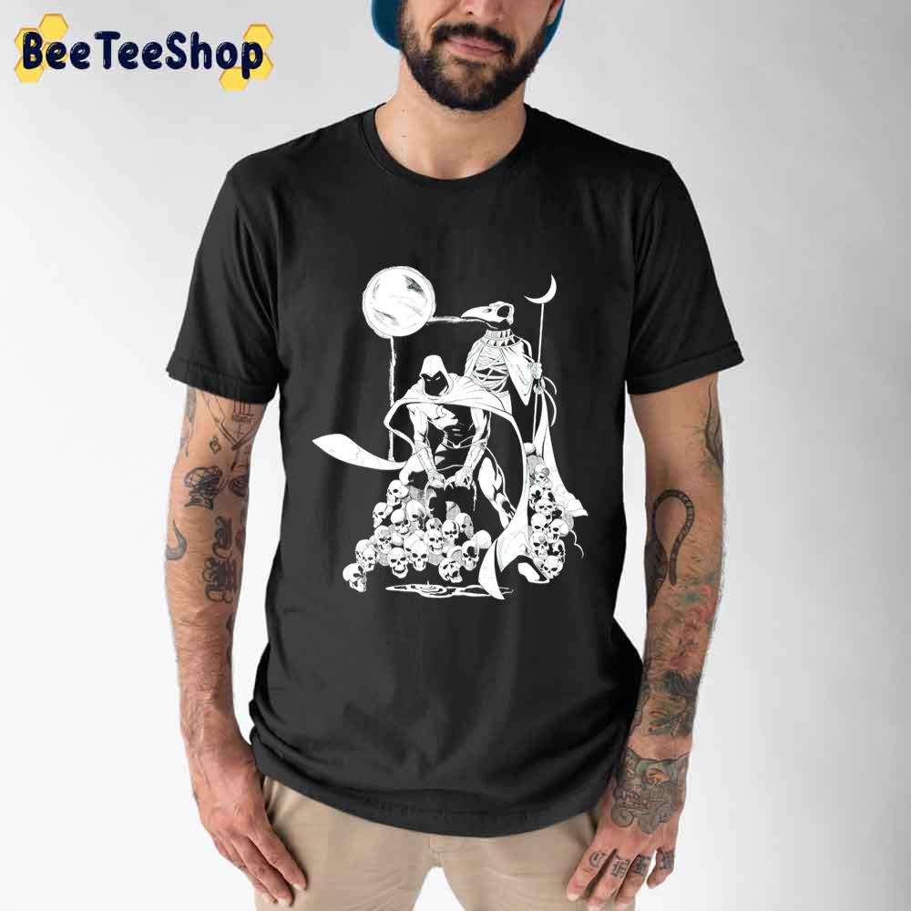 Skulls Moon Knight Unisex T-Shirt