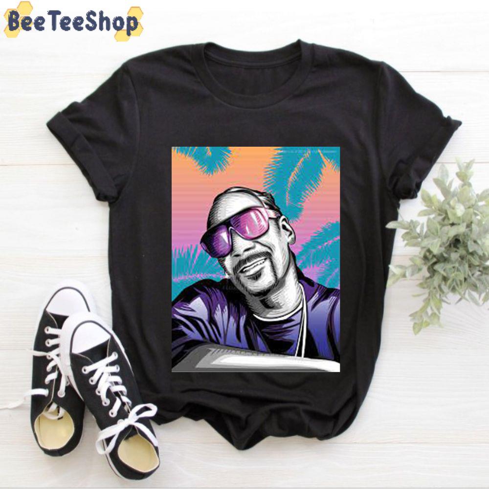 Smile Ilustrasion Snoop Dogg Rapper Unisex T-Shirt