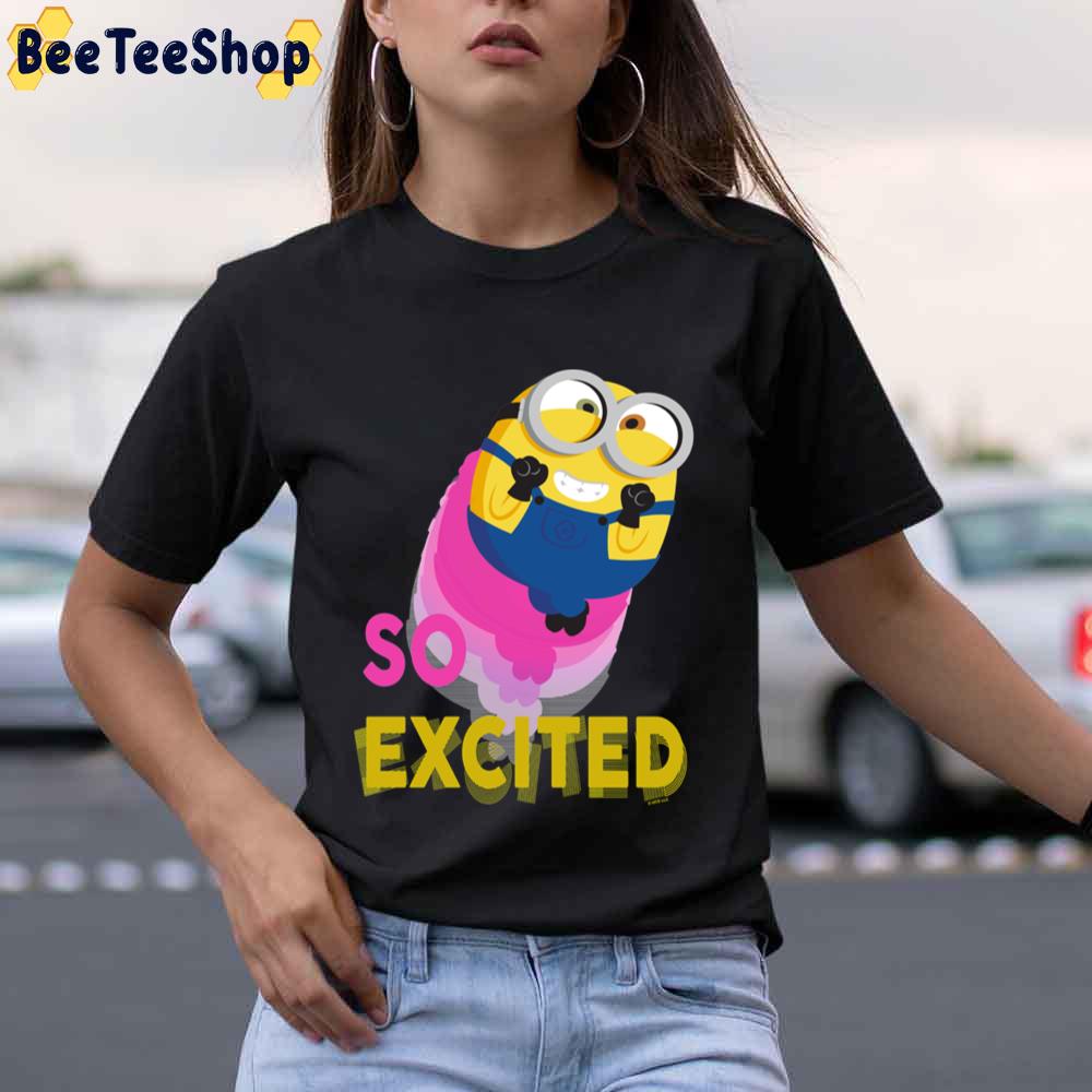 So Excited Jumping Minion Unisex T-Shirt