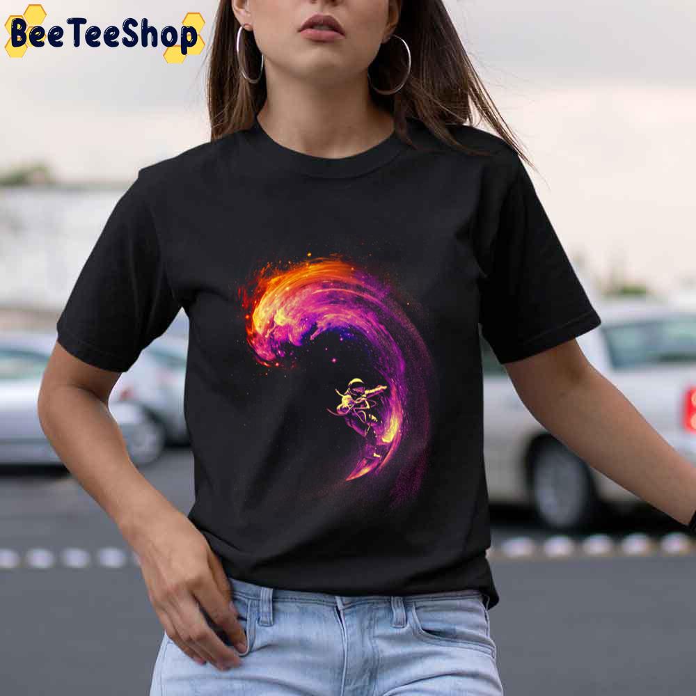 Space Surfing Unisex T-Shirt