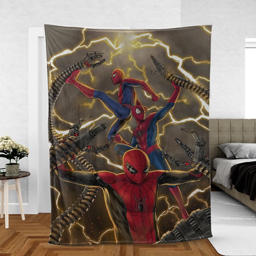 Spiderman 3 2021 Fan Gift, Spiderman No Way Home Comfy Sofa Throw Blanket Gift