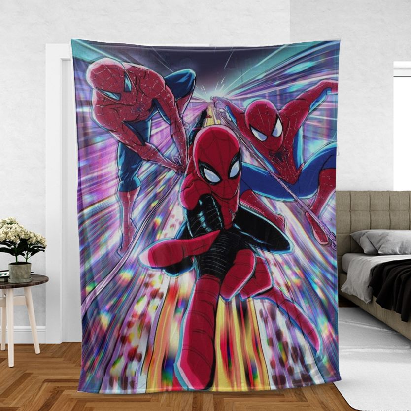 Spiderman Fan Gift, Spiderman No Way Home Comfy Sofa Throw Blanket Gift