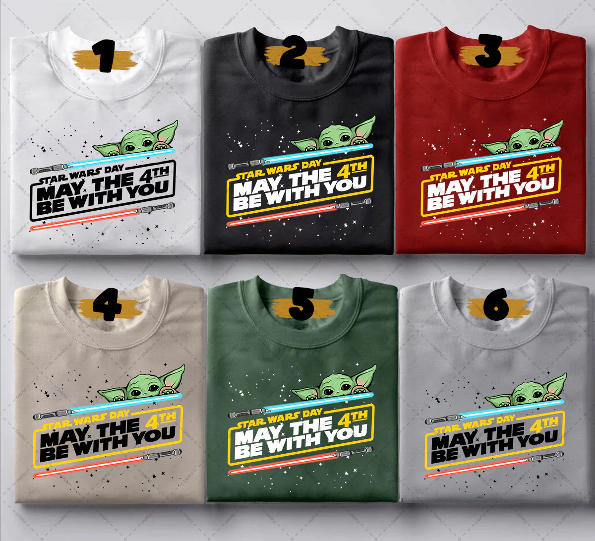 Star Wars Day May The 4th Be With You Baby Yoda Unisex T-Shirt