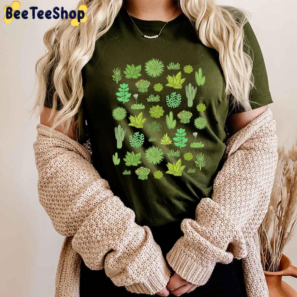 Succulents And Cactus For Cacti Plant Lover Unisex T-Shirt