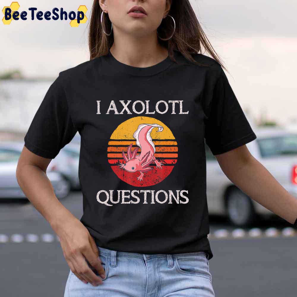 Sunset Retro I Axolotl Lovers Unisex T-Shirt