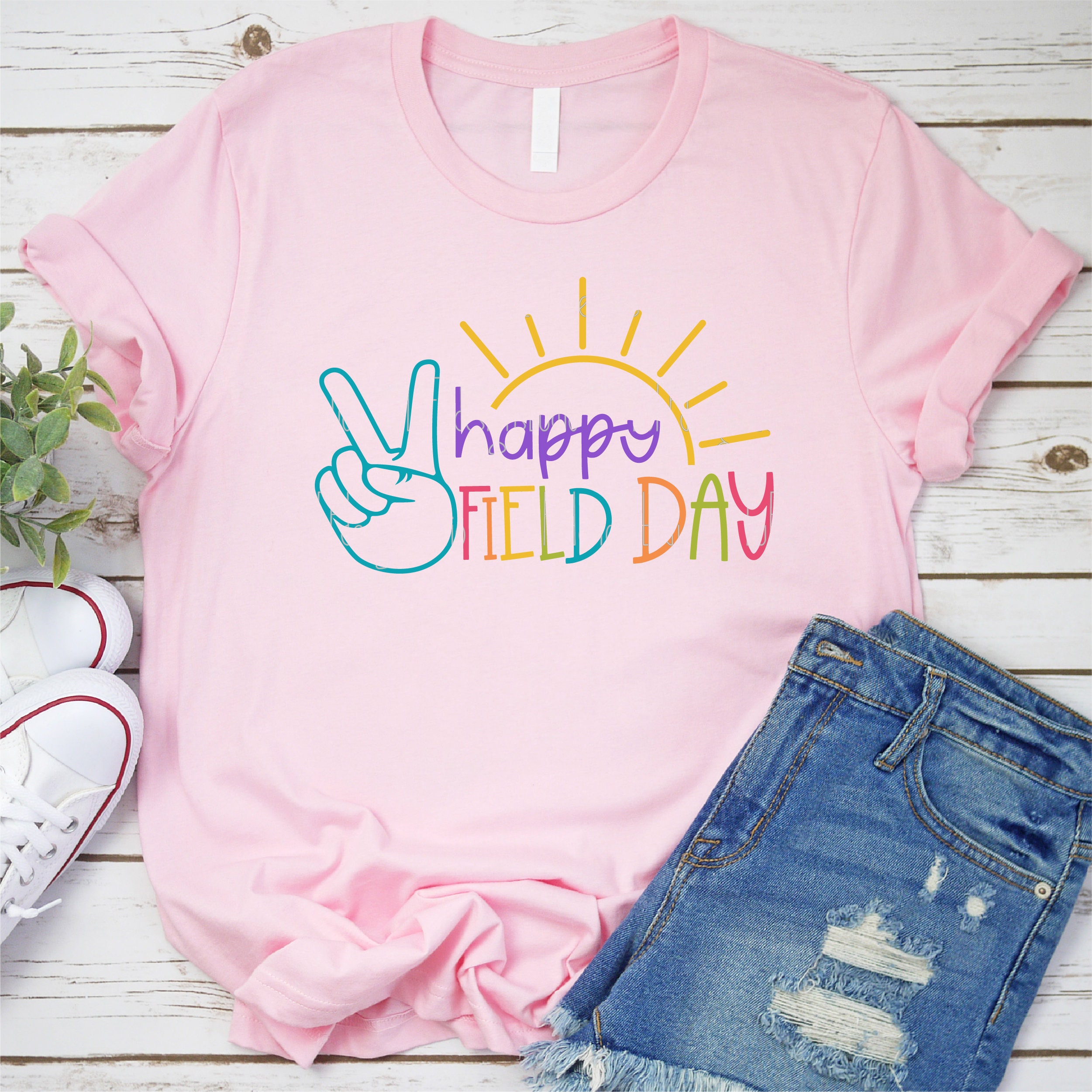 Sweet Color Style Happy Field Day Graduation Day Unisex T-Shirt