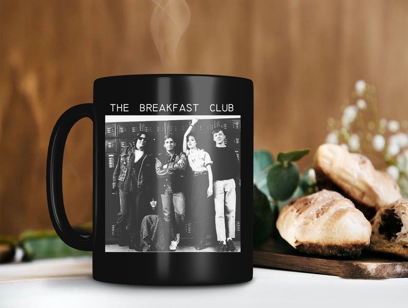 The Breakfast Club Main Character Mug My Retro Vintage Premium Sublime Ceramic Coffee Mug Black